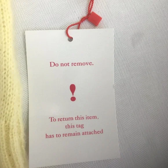 Rouje Paris Romeo Cardigan Sweater in Soft Yellow Size 40/Medium - Picture 11 of 11